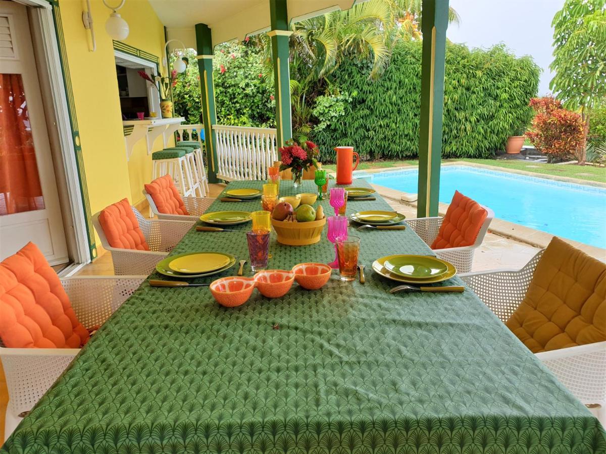 Villa Guadeloupe Saint Francois Acces Mer Piscine Iguana Bay - Villa Zagadi Экстерьер фото